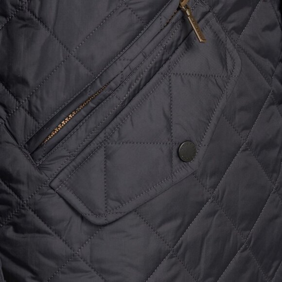 BARBOUR Flyweight Chelsea Quilted Jacket in Navy Blue MSRP$250 British Luxury-L - Picture 7 of 7